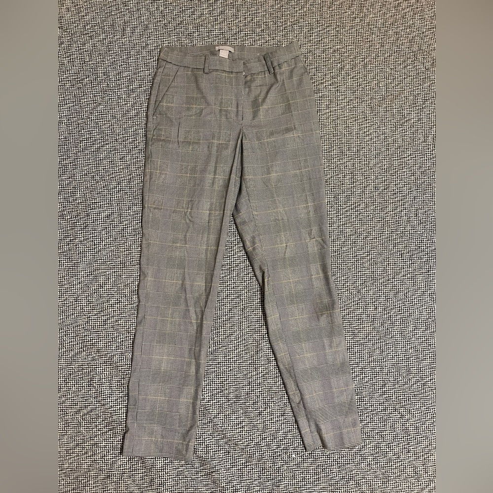 H&M plaid slacks
